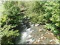 Afon Lwyd river viewed from near Fairview Court, Pontnewynydd