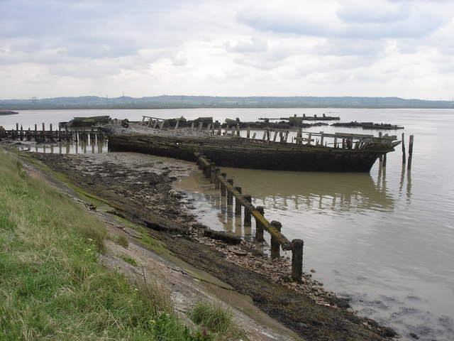 Wreck of the "Hans Egede", near Cliffe Fort