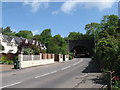 Towards Pye Corner railway bridges