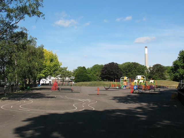 Playground in Folkestone Gardens