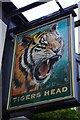 Sign for the Tiger