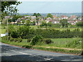 Fields by Rod Moor Road and view to Bradway