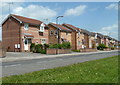 Modern houses on Batemoor Road