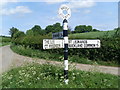 Bucks County Signpost near St Leonards