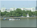 TQ3079 : River Thames and Ministry of Defence building by Malc McDonald