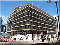 Post Office under scaffolding