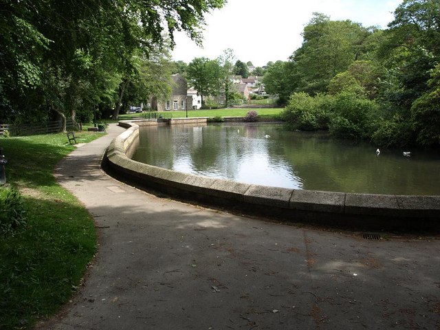 Pond in Priory Park, Bodmin