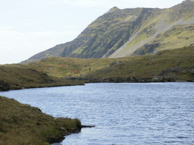 Llyn Clogwyn Brith and Cnicht (zoom... © Peter S :: Geograph Britain ...