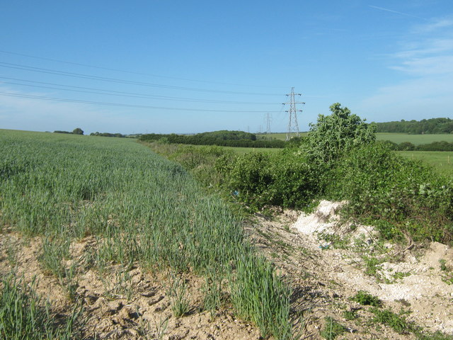 Route of Dismantled railway near Beeches Farm