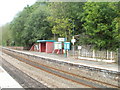 Platform for southbound trains, Trehafod railway station