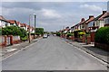 Leicester Avenue looking east, Cleveleys