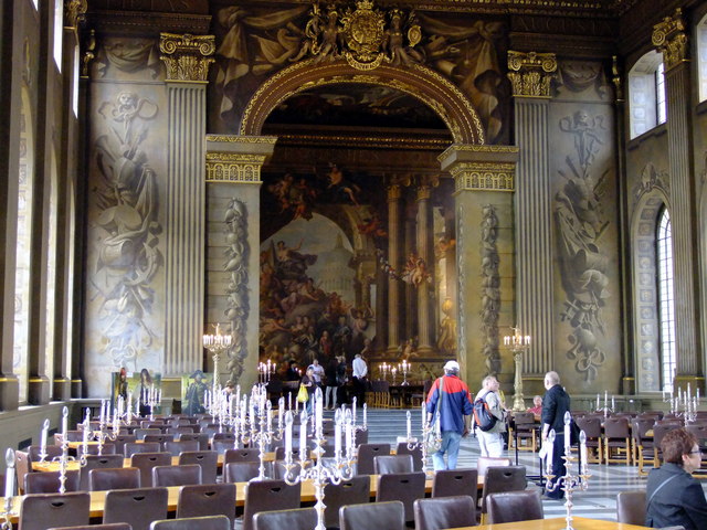 The Painted Hall. the Old Royal Naval College, Greenwich