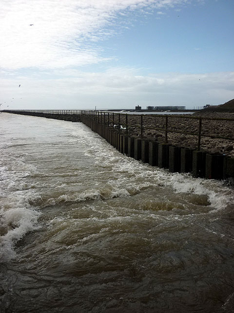 Southern outfall, Heysham Power Station © Karl and Ali :: Geograph ...