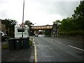 The rail bridge on High Street, Chapel-en-le Firth