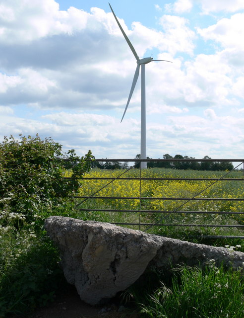 Turbine at Low Spinney Wind Farm
