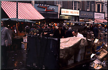 TQ2481 : Portobello Road Market c 1968 by Peter Watt