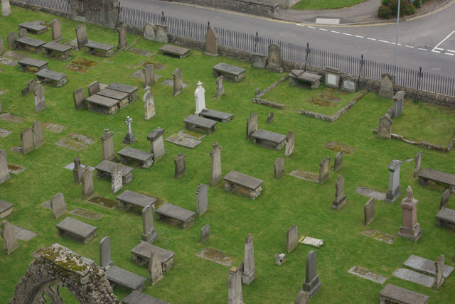 Elgin Cathedral graves