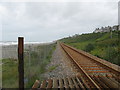 Railway line between Barmouth and Llanaber