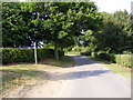 New Road & footpath to College Road