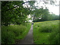 Footpath across Armley Common - viewed from Theaker Lane