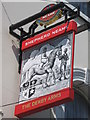 The Derby Arms, Pub Sign, Ramsgate