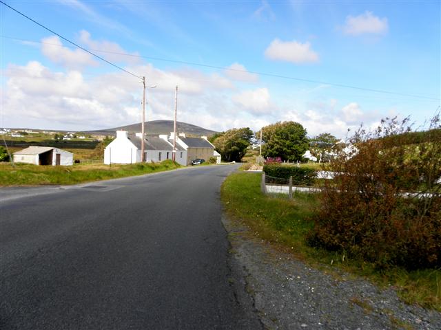 Road at Cloughaneely