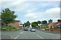 Looking Towards The Shops In Swindon.