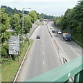 A472 heads east away from central Pontypool