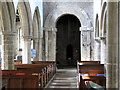 Brigstock: St Andrew - nave and tower arch