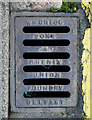 J4874 : Gully grating, Newtownards by Rossographer