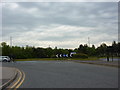 Roundabout on Pattinson Road at the end of Staithes Road