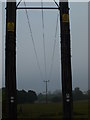 Power lines near Clophill