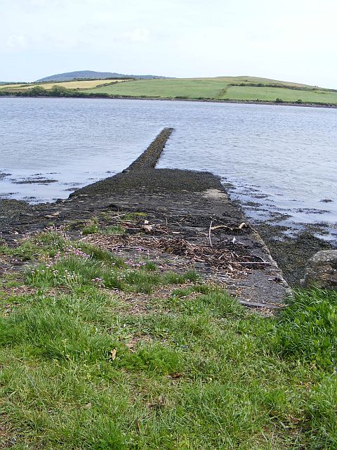 Slipway at Reena Dhuna on the River Ilen... © Mac McCarron :: Geograph ...