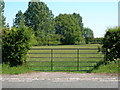 Gated field entrance on the A169