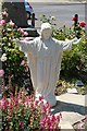 Statue of Jesus outside St Lukes Church