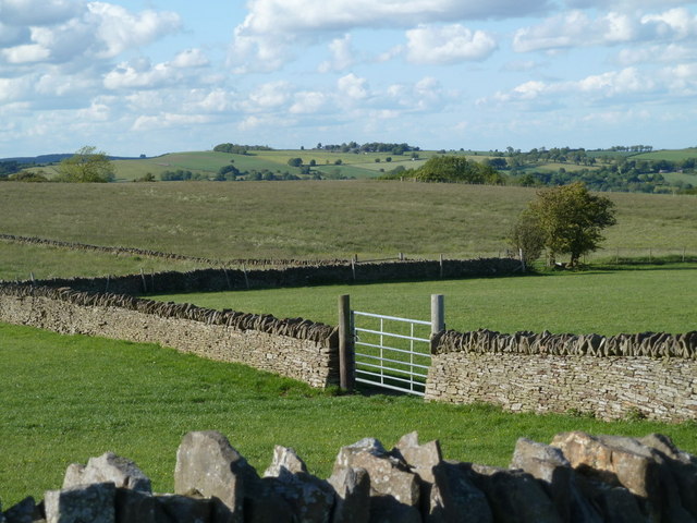 Farmland view above Moorhall