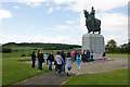 Statue of Robert the Bruce at the Bannockburn Visitor Centre