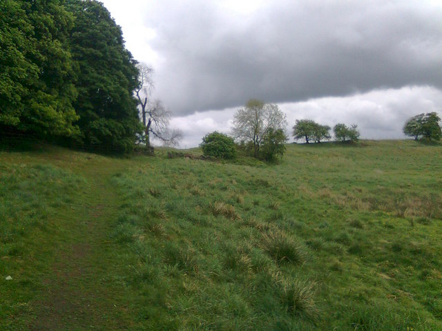 Towards Cayton Hall and site of Cayton medieval village