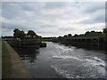 Newark Nether Lock and overspill channel