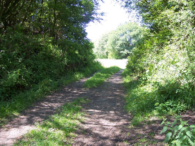 Site of railway overbridge on Dodd Lane