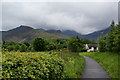 Footpath by the A66