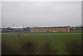 NZ2575 : Football pitch in South Cramlington by N Chadwick