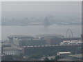 Liverpool: view from cathedral over the Mersey to Birkenhead