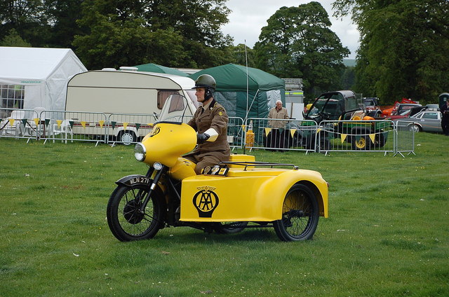 AA man, Thirlestane Castle car show © Jim Barton :: Geograph Britain ...