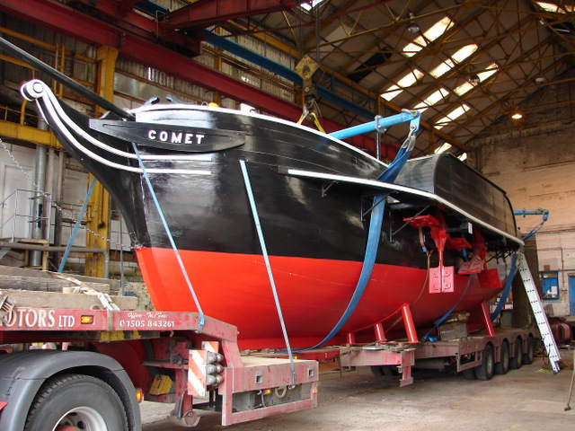 PS Comet replica at Ferguson's shipyard © Thomas Nugent cc-by-sa/2.0 ...