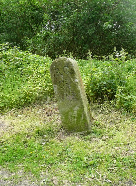 Canal boundary (?) stone, Luddendenfoot