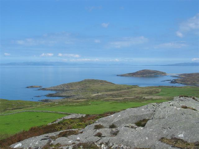 North view from Gigha trig point