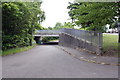 Bridge taking Barns Road over cycle path beside Eastern By-Pass