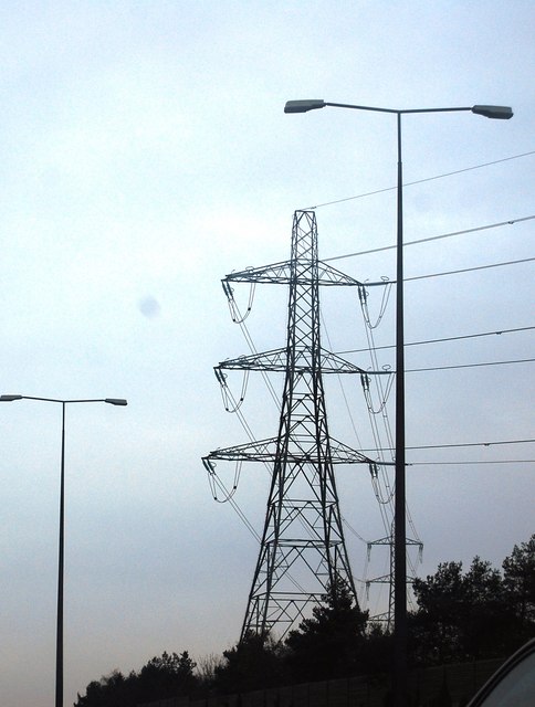 Pylon by the M25 © N Chadwick :: Geograph Britain and Ireland