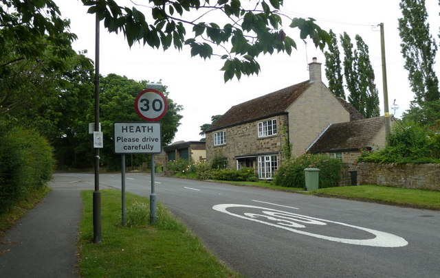 Entering Heath from the west